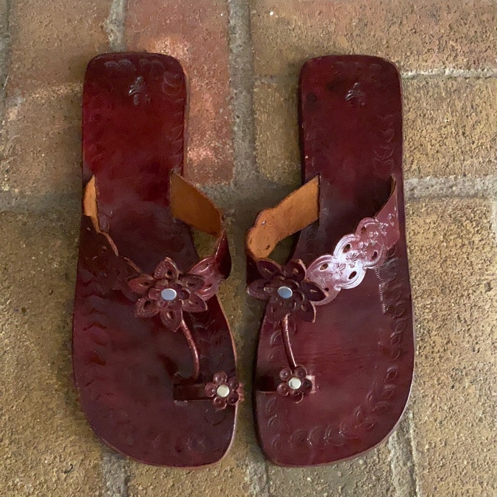 Nicaraguan Handmade Sandals Size 11